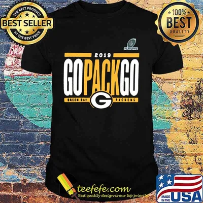 2019 go pack go green bay packers shirt