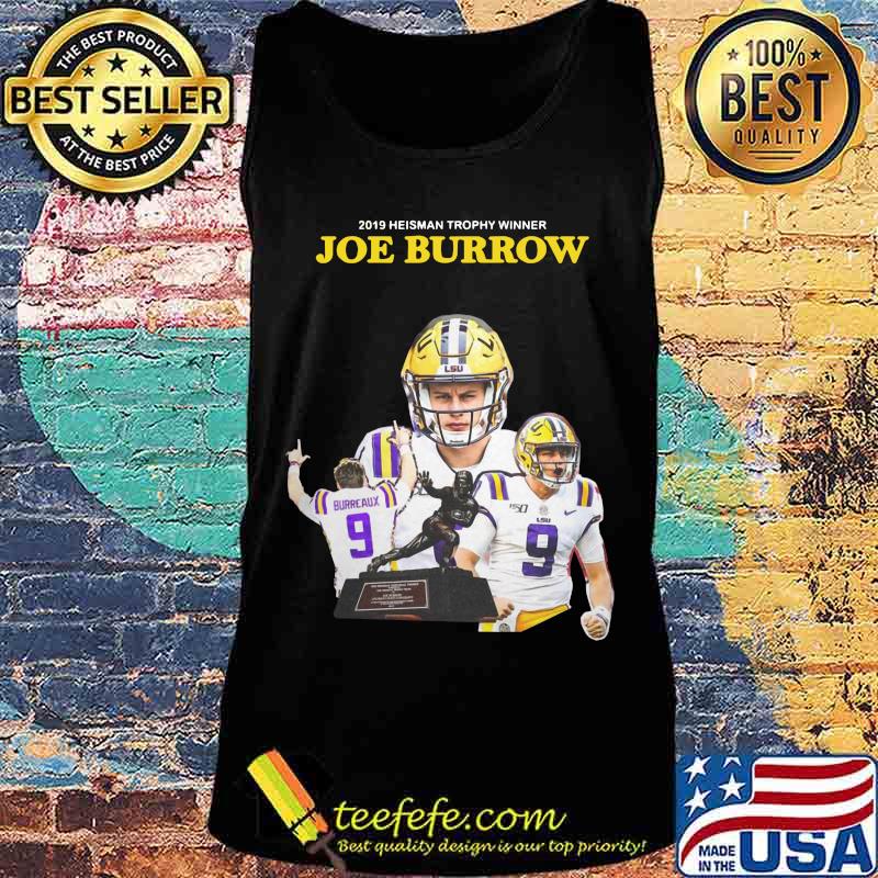 2019 heisman trophy winners joe burrow lsu tigers signature s Tank top 2019 heisman trophy winners joe burrow lsu tigers signature s Tank top