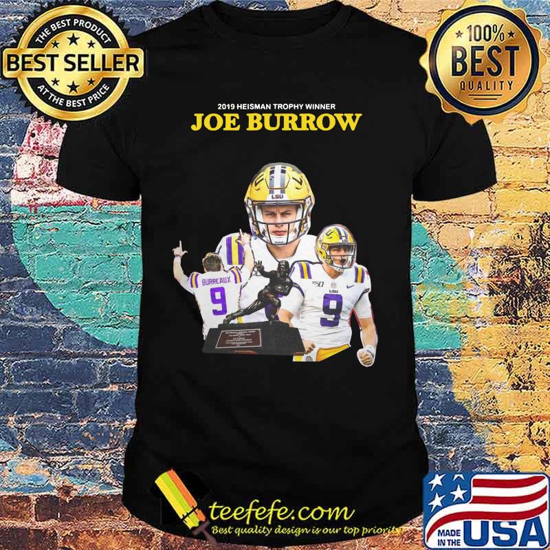 2019 heisman trophy winners joe burrow lsu tigers signature shirt 2019 heisman trophy winners joe burrow lsu tigers signature shirt
