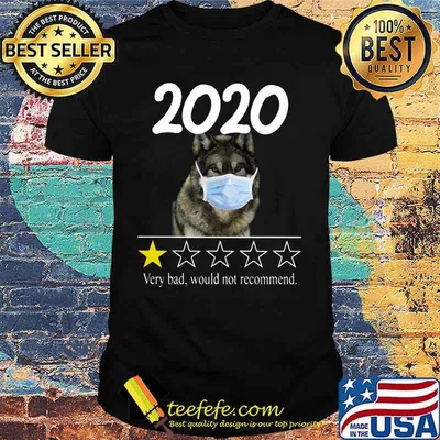 2020 german shepherd mask very bad would not recommend stars shirt