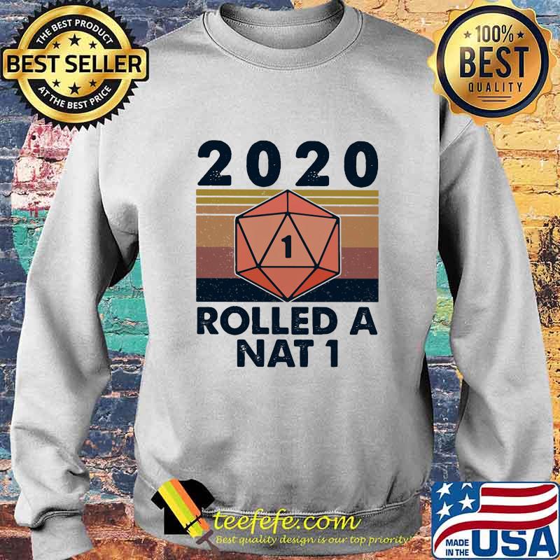 2020 Rolled A Nat 1 Black lives matter Vintage retro s Sweater 2020 Rolled A Nat 1 Black lives matter Vintage retro s Sweater