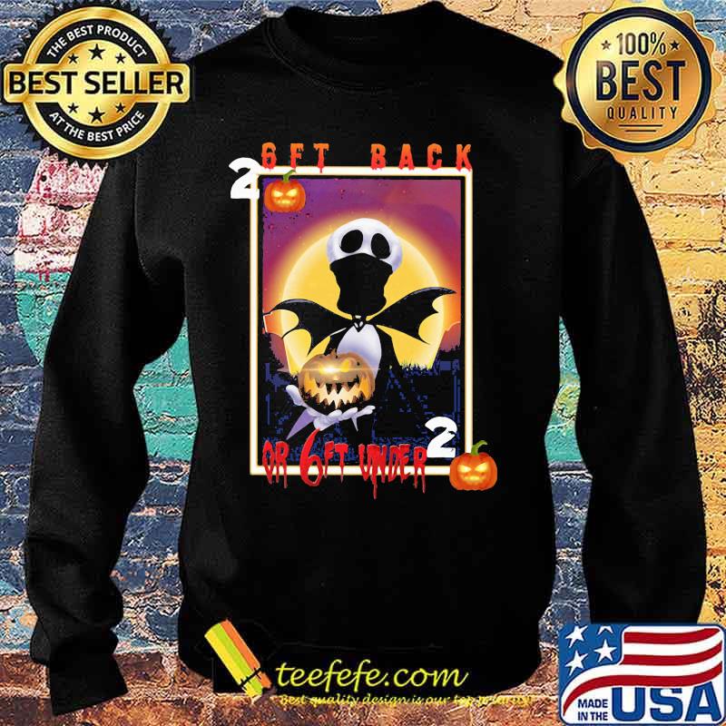 2020 Skull Witch 6Ft back or 6Ft under Halloween s Sweater 2020 Skull Witch 6Ft back or 6Ft under Halloween s Sweater