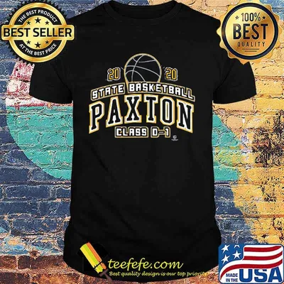 2020 state basketball paxton class shirt