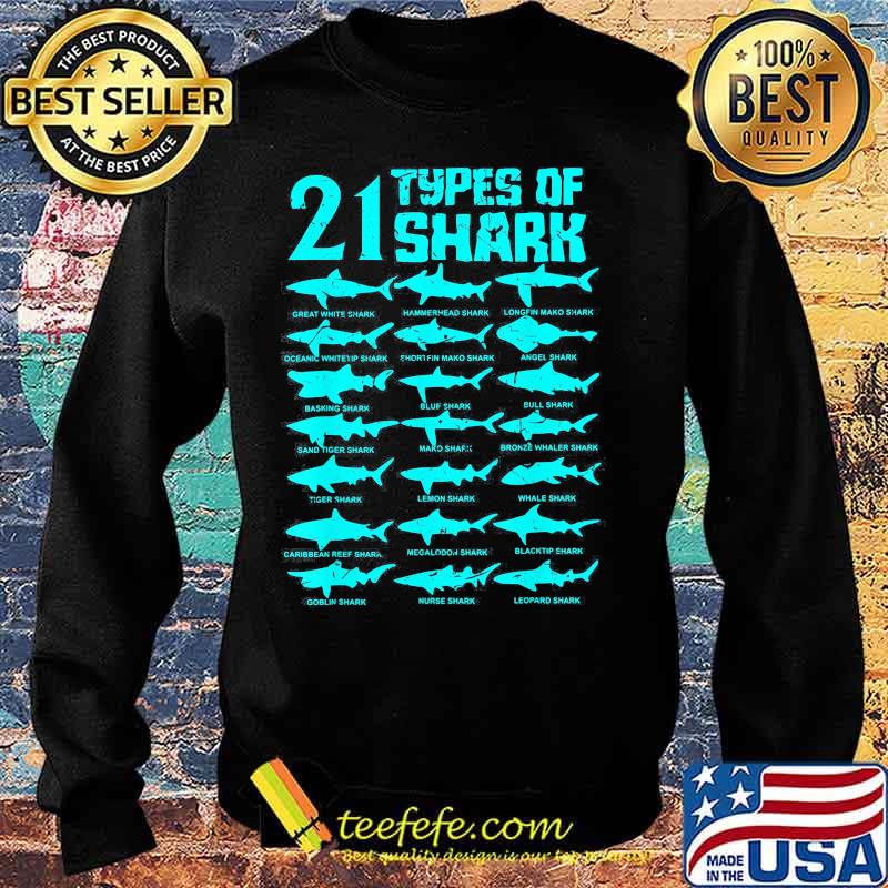 21 types of shark Marine Biology s Sweater 21 types of shark Marine Biology s Sweater