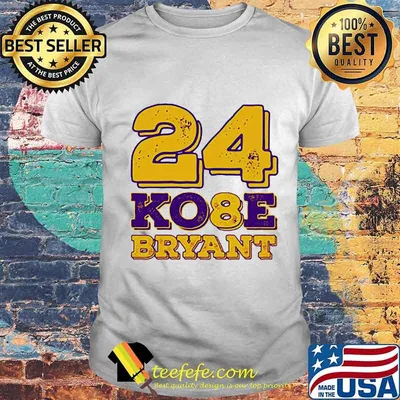 24 kobe bryant los angeles lakers basketball shirt