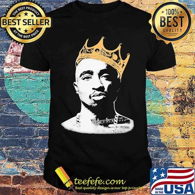 2pac rapper tattoos king shirt