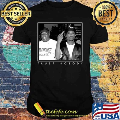 2pac rapper trust nobody shirt
