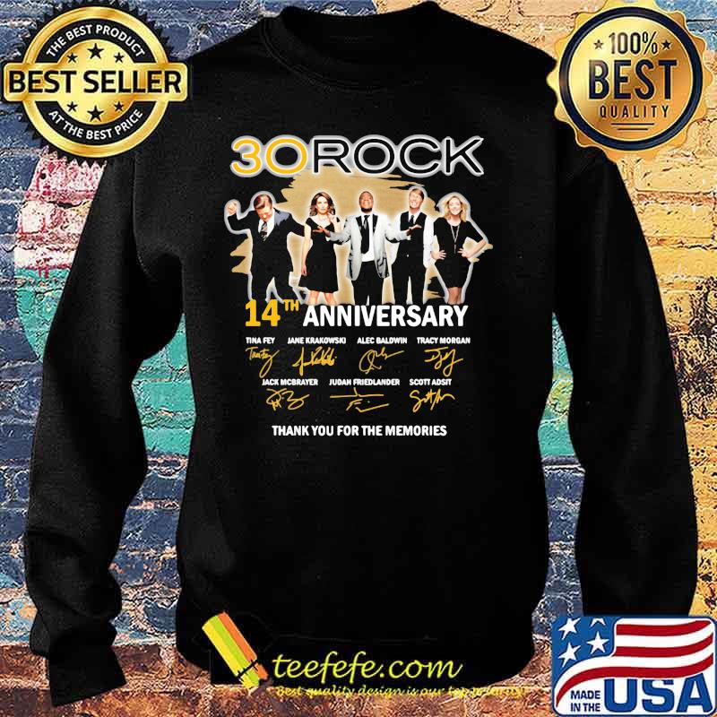 30 rock 14th anniversary thank you for the memories signatures s Sweater 30 rock 14th anniversary thank you for the memories signatures s Sweater