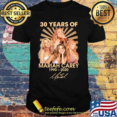 30 years of mariah carey 1990 2020 signature shirt