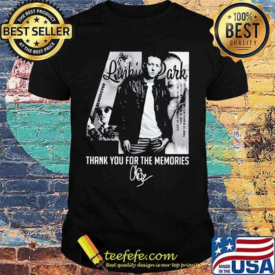 44 linkin park band thank you for the memories signature shirt