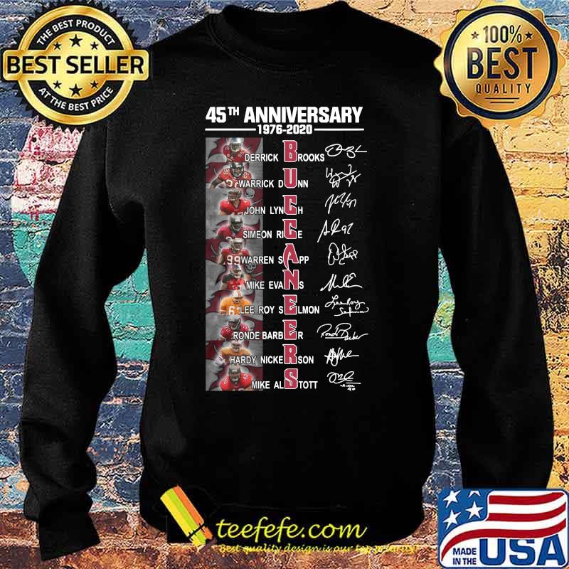 45th anniversary 1976 2020 buccaneers signatures s Sweater 45th anniversary 1976 2020 buccaneers signatures s Sweater