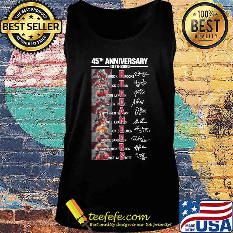 45th anniversary 1976 2020 buccaneers signatures s Tank top 45th anniversary 1976 2020 buccaneers signatures s Tank top
