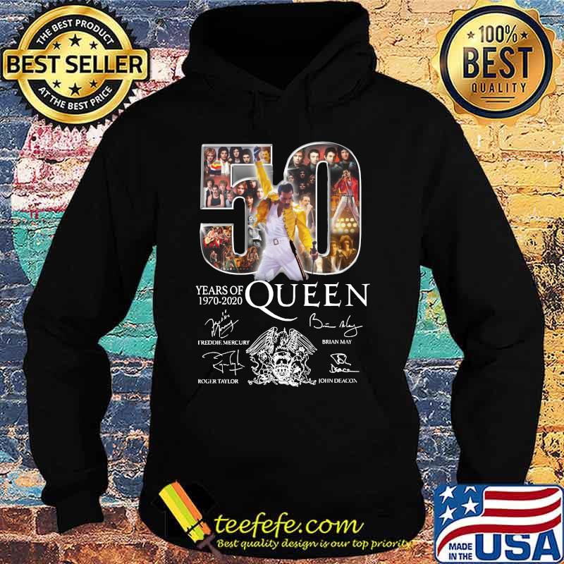 50 years of 1970 2020 queen band members signatures s Hoodie 50 years of 1970 2020 queen band members signatures s Hoodie