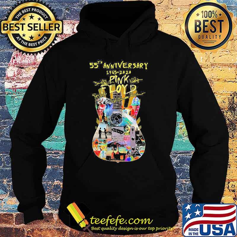 55th anniversary 1965 2020 pink floyd guitar signatures s Hoodie 55th anniversary 1965 2020 pink floyd guitar signatures s Hoodie