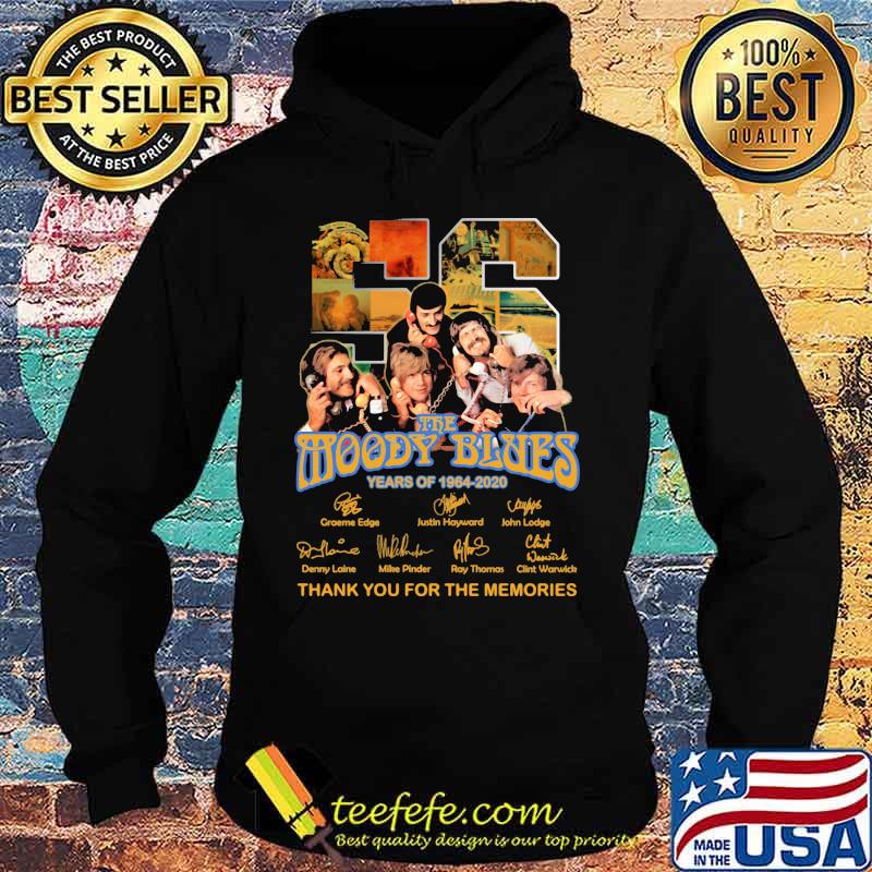 56 the moody blues years of 1964 2020 thank you for the memories signatures s Hoodie 56 the moody blues years of 1964 2020 thank you for the memories signatures s Hoodie