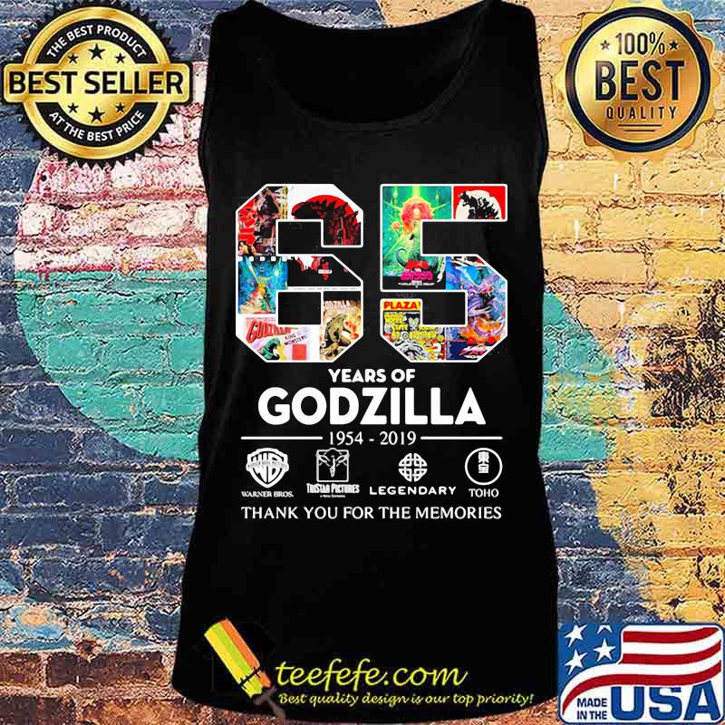 65 years of godzilla 1954 2019 thank you for the memories s Tank top 65 years of godzilla 1954 2019 thank you for the memories s Tank top