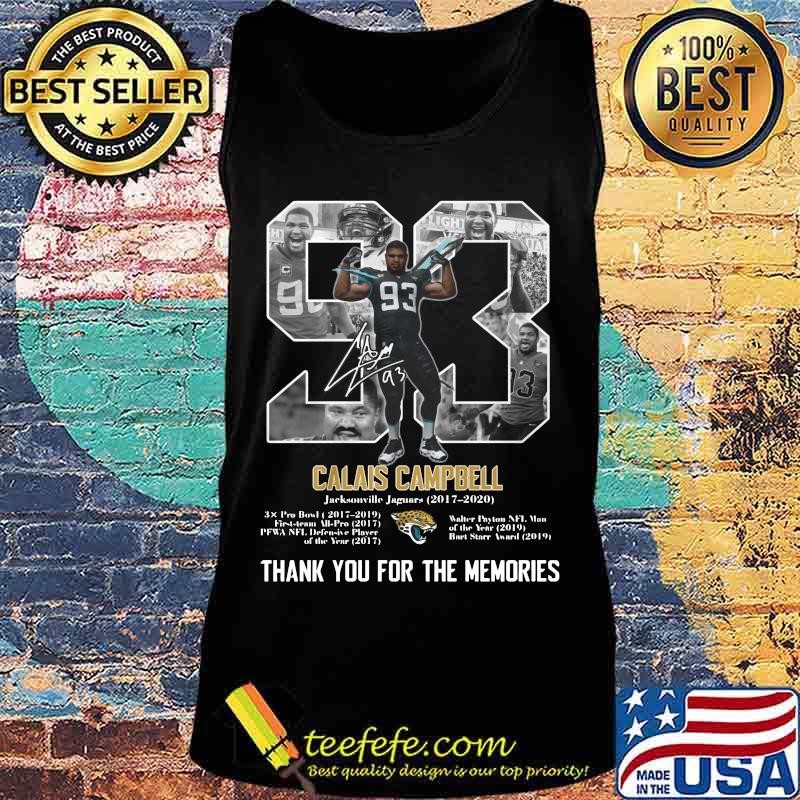93 calais campbell 2017 2020 thank you for the memories signature s Tank top 93 calais campbell 2017 2020 thank you for the memories signature s Tank top