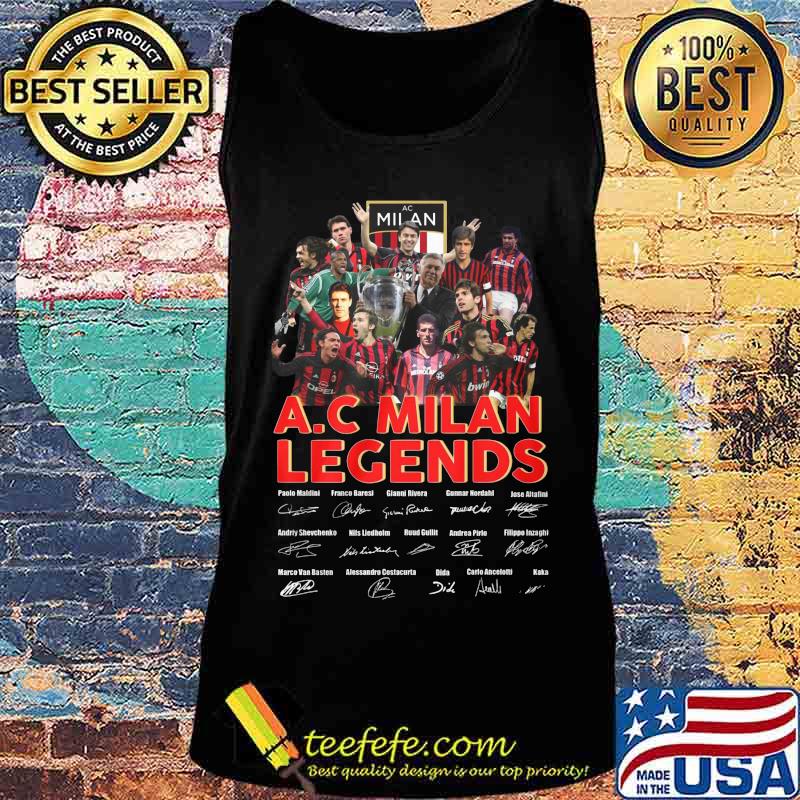 A.c milan legends soccer players signatures s Tank top A.c milan legends soccer players signatures s Tank top