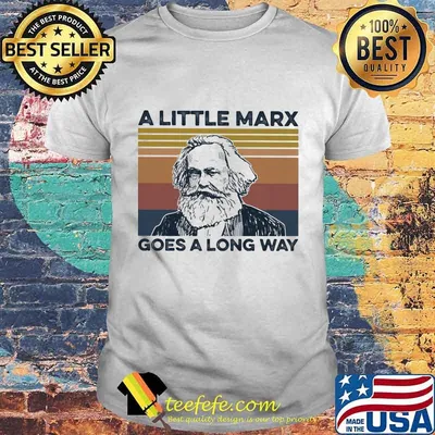 A little marx goes a long way vintage retro shirt