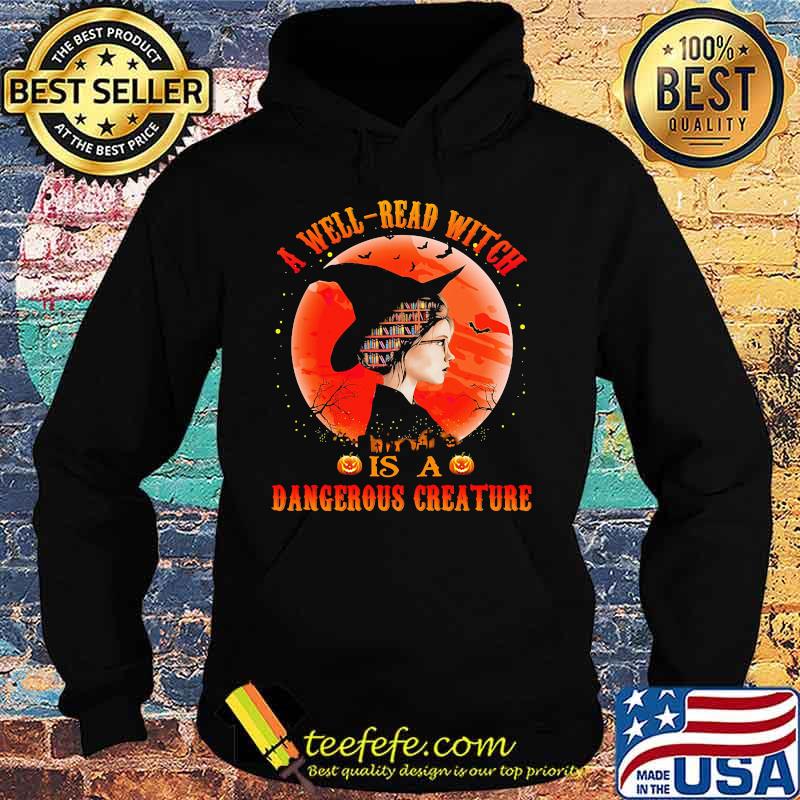 A well read witch is a dangerous creature sunset s Hoodie A well read witch is a dangerous creature sunset s Hoodie