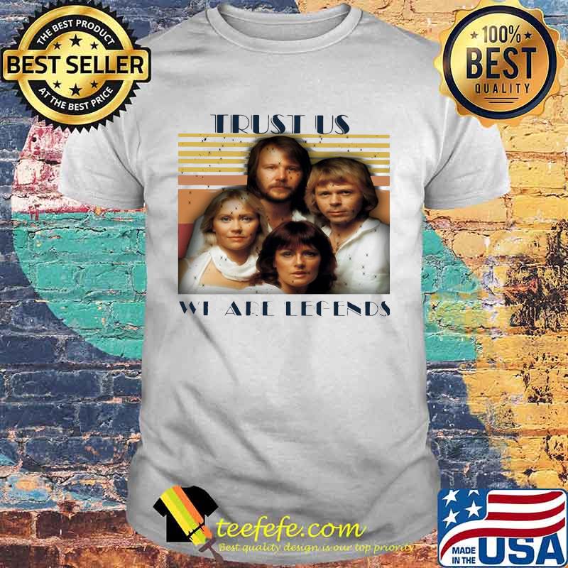 Abba the definitive trust us we are legends vintage retro shirt