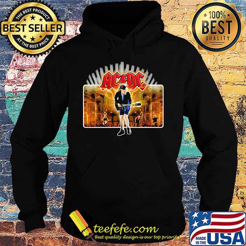 Acdc band angus young playing guitar s Hoodie Acdc band angus young playing guitar s Hoodie