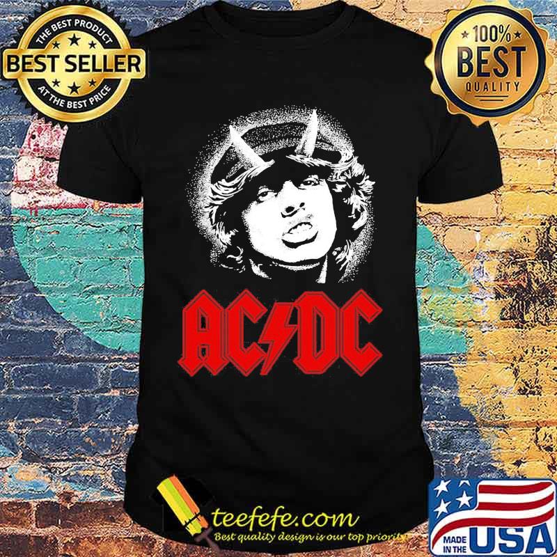 Acdc band angus young shirt