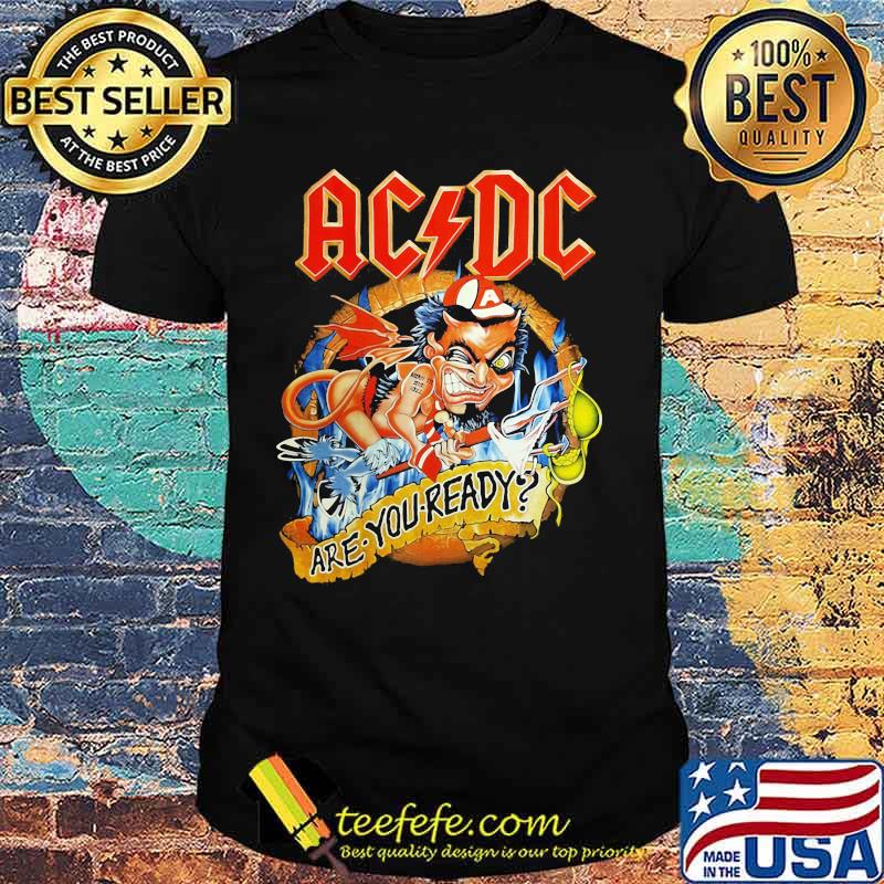 Acdc band are you ready satan shirt
