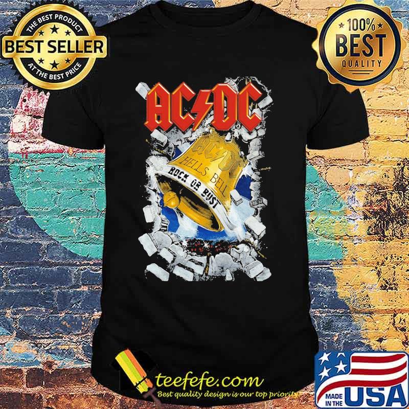 Acdc band hells bell rock or rust christmas shirt Acdc band hells bell rock or rust christmas shirt