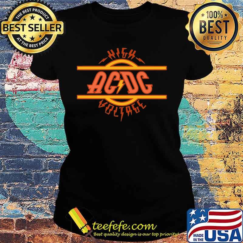 Acdc band high voltage s Ladies tee Acdc band high voltage s Ladies tee