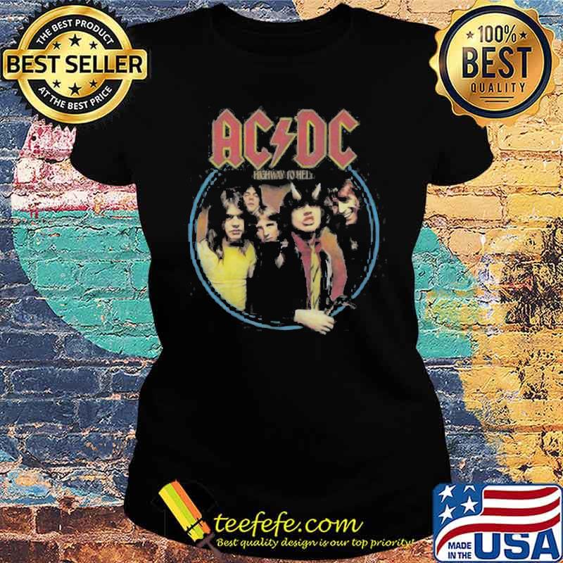 Acdc band highway to hell s Ladies tee Acdc band highway to hell s Ladies tee