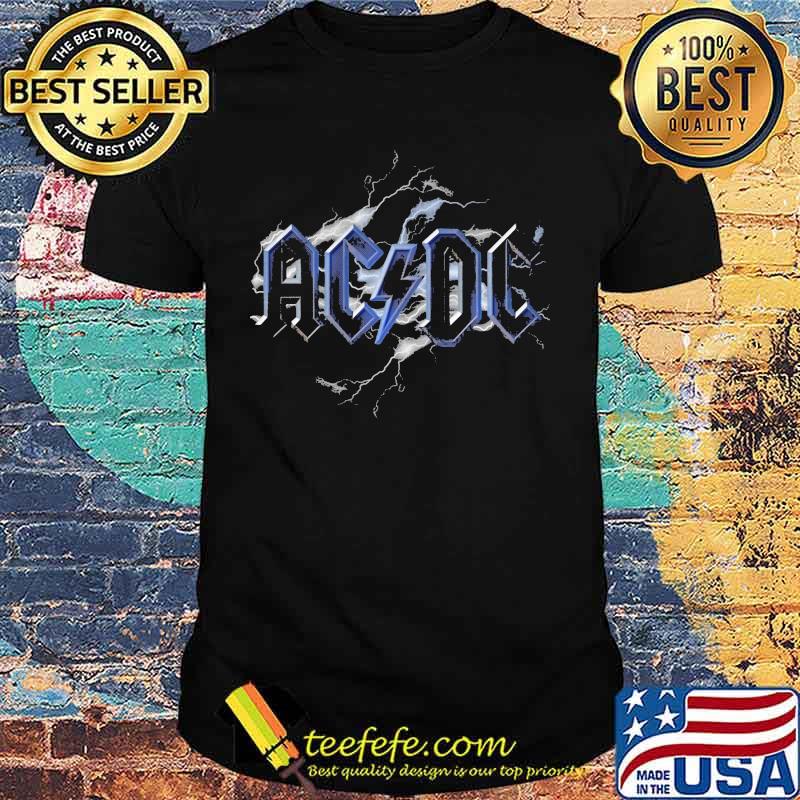 Acdc band lightning bolt back shirt Acdc band lightning bolt back shirt