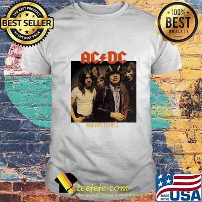 Acdc band members highway to hell shirt