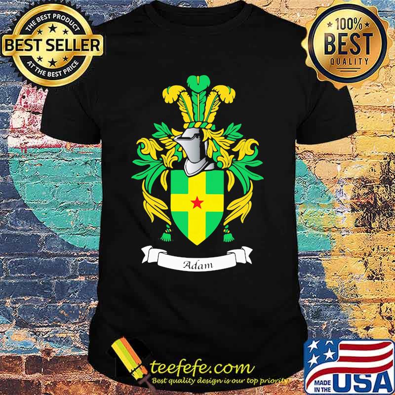Adam family crest logo shirt