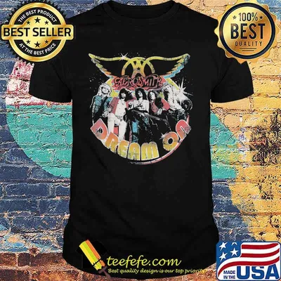 Aerosmith band dream on shirt