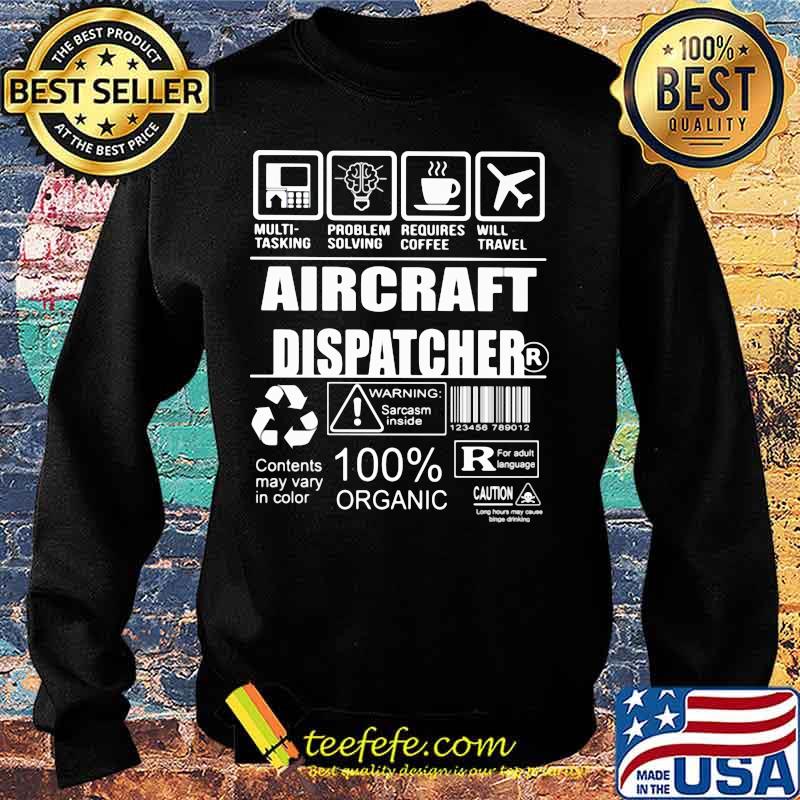 Aircraft dispatcher warning sarcasm inside contents may vary in color 100% organic s Sweater Aircraft dispatcher warning sarcasm inside contents may vary in color 100% organic s Sweater