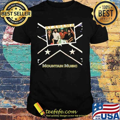 Alabama band mountain music british flag shirt