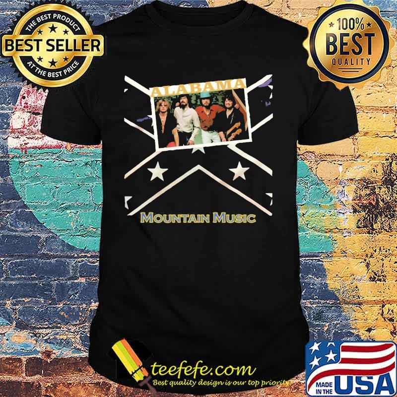 Alabama band mountain music british flag shirt