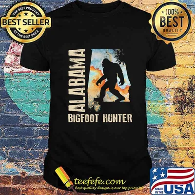 Alabama bigfoot hunter sunset shirt