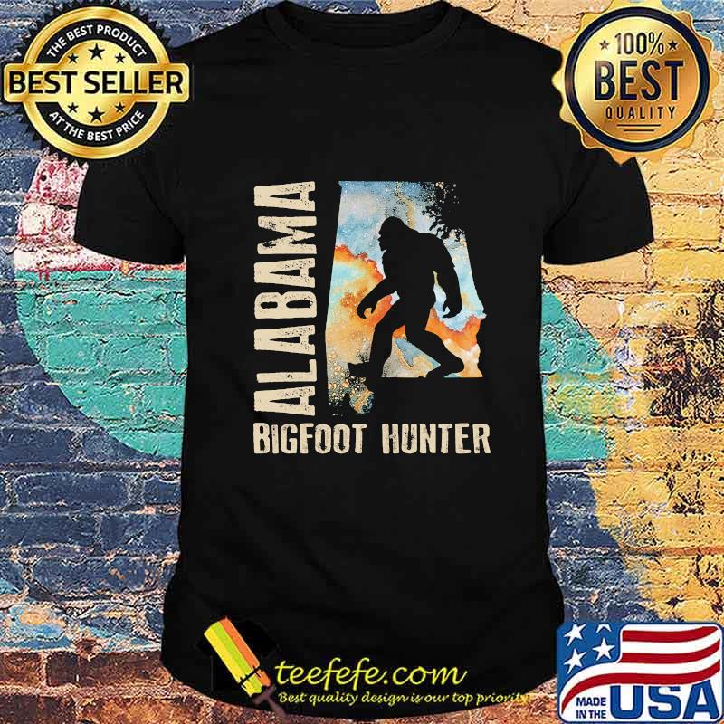 Alabama bigfoot hunter sunset shirt Alabama bigfoot hunter sunset shirt