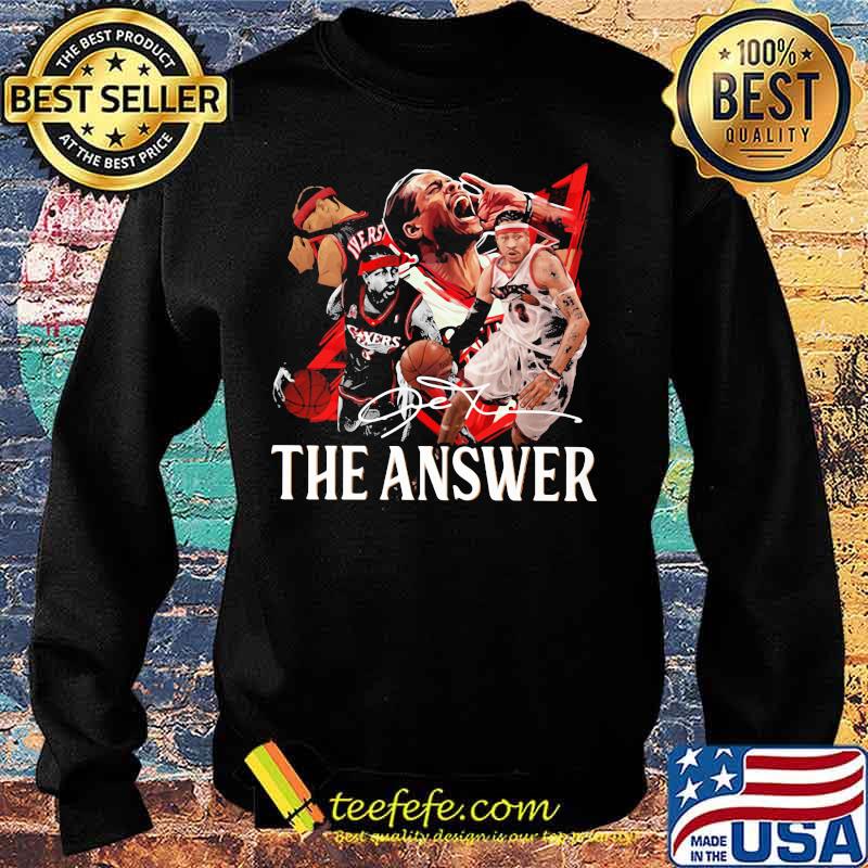 Allen iverson nba basketball the answer signature s Sweater Allen iverson nba basketball the answer signature s Sweater