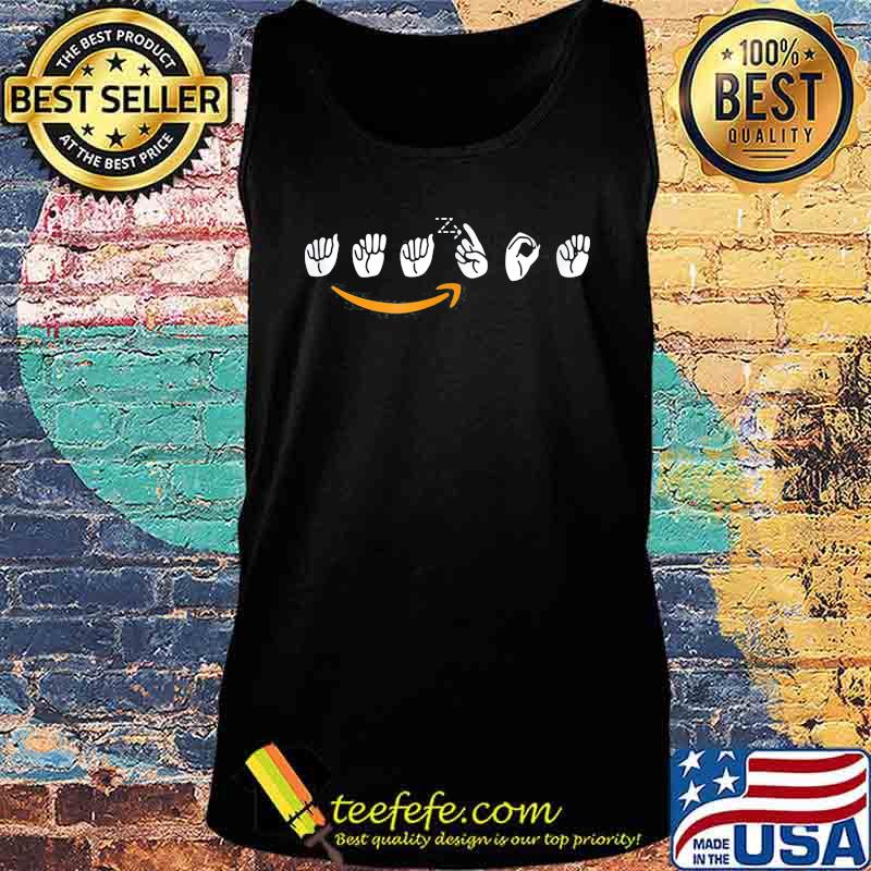 Amazon logo sign language s Tank top Amazon logo sign language s Tank top