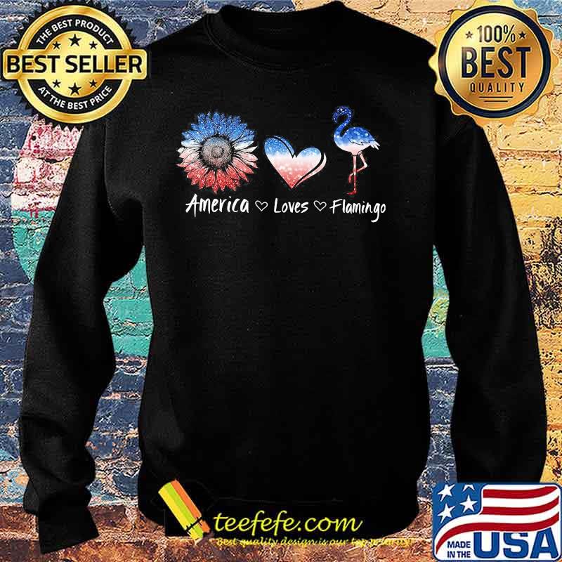 America loves flamingo diamond s Sweater America loves flamingo diamond s Sweater
