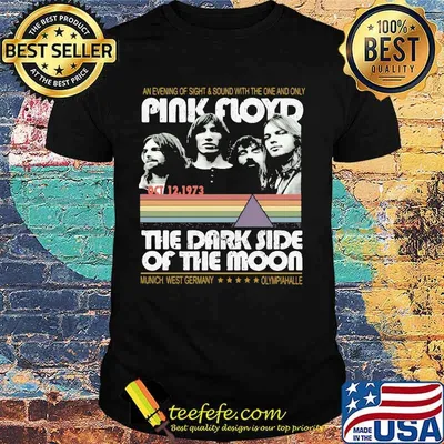 An evening of sight and sound with the one and only pink floyd the dark side of the moon munich west germany olympiahalle shirt
