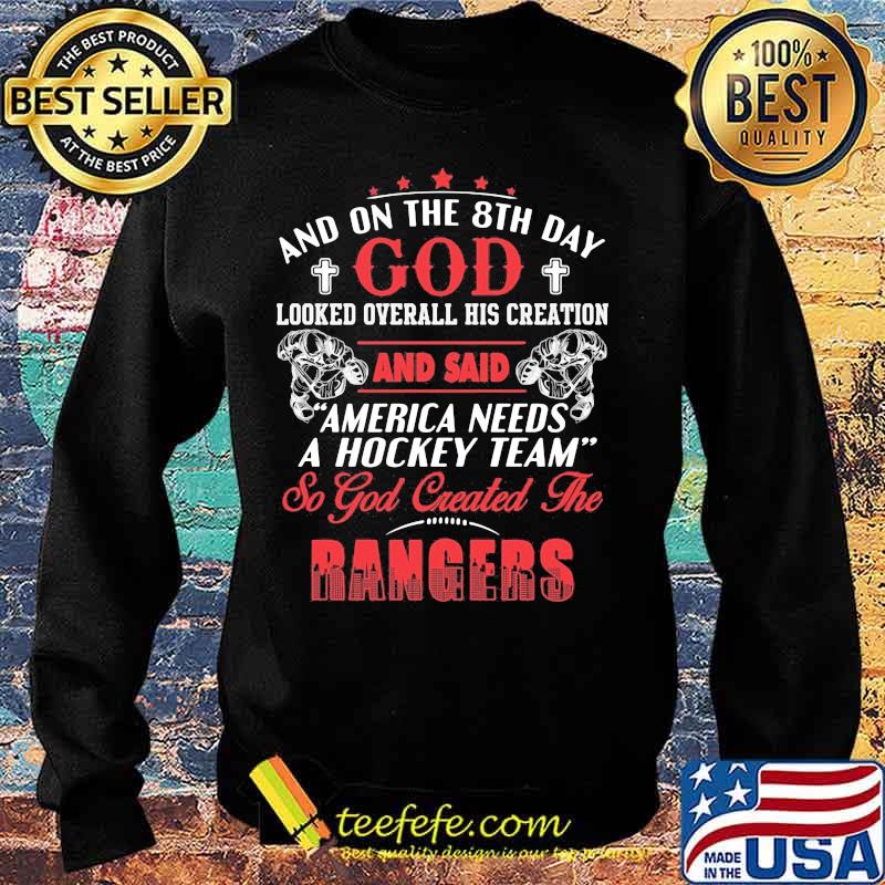 And on the 8th day looked over all his creation america needs a hockey team so god created the new york yankees s Sweater And on the 8th day looked over all his creation america needs a hockey team so god created the new york yankees s Sweater