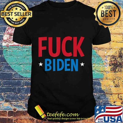 Anti Biden F Fuck Political Humor Funny Republican Gifts T-Shirt