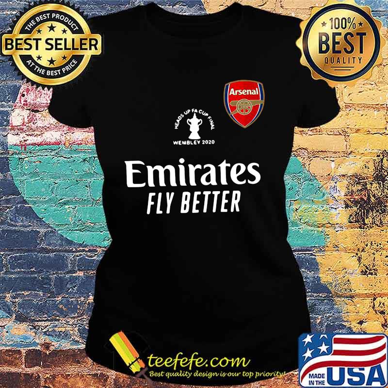 Arsenal meads wembley 2020 emirates fly better s Ladies tee Arsenal meads wembley 2020 emirates fly better s Ladies tee