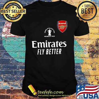 Arsenal meads wembley 2020 emirates fly better shirt