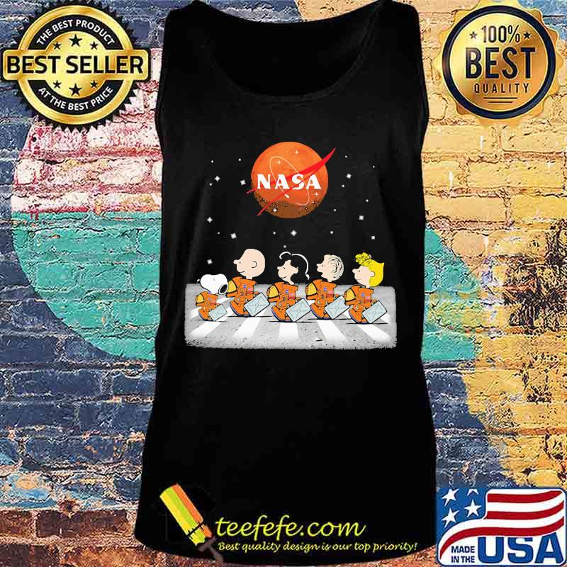 Astronaut the peanuts crossing the line nasa logo s Tank top Astronaut the peanuts crossing the line nasa logo s Tank top