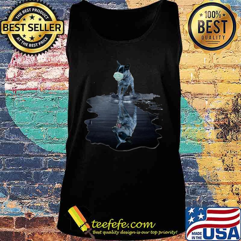 Australian stumpy tail cattle dog mask water reflection s Tank top Australian stumpy tail cattle dog mask water reflection s Tank top
